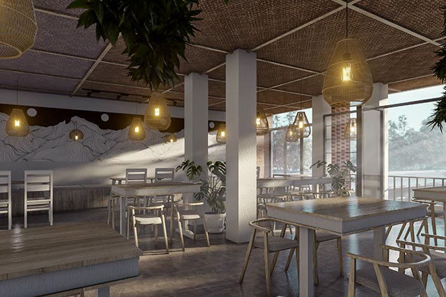 डिजाइन होटेल रेस्टुरेन्ट क्याफे रिसोर्ट